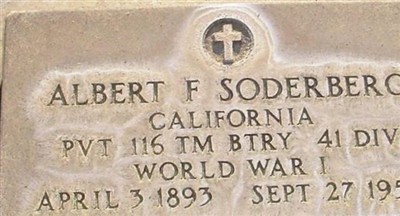 Albert F Soderberg on Sysoon