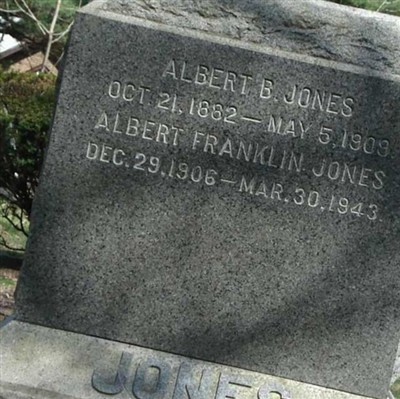 Albert Franklin Jones on Sysoon