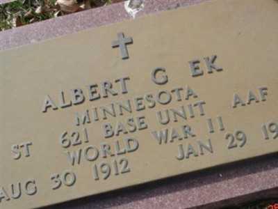 Albert G. Ek on Sysoon