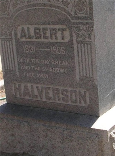 Albert Halverson on Sysoon