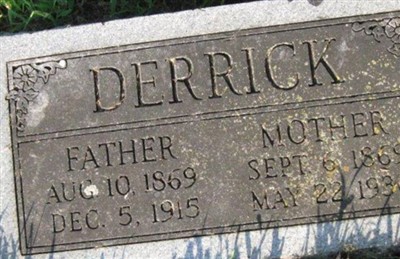 Albert Harrison Derrick, Find a grave on Sysoon Albert Harrison Derrick on Sysoon