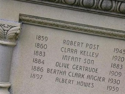 Albert Howes Clark on Sysoon