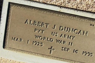 Albert J Duncan on Sysoon