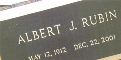 Albert J Rubin on Sysoon