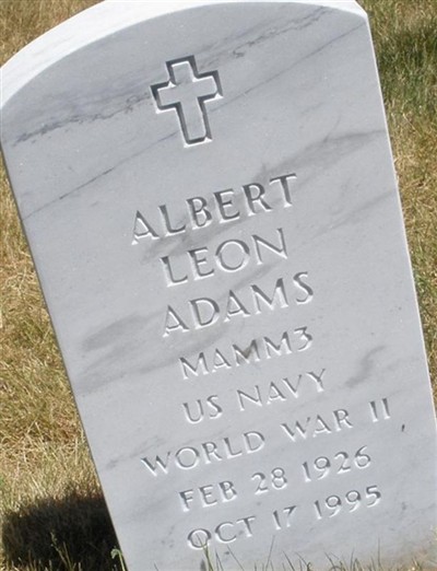 Albert Leon Adams on Sysoon