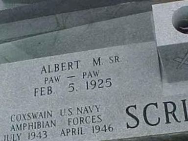 Albert M. Scribner, Sr on Sysoon