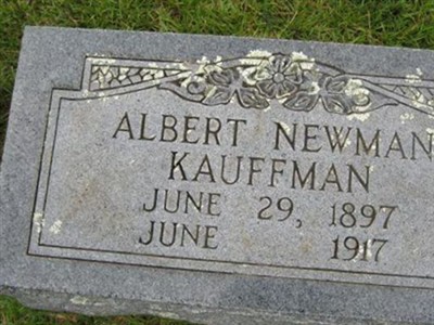 Albert Newman Kauffman on Sysoon
