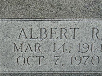 Albert R. Carter on Sysoon