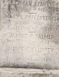 Albert R Palmer on Sysoon