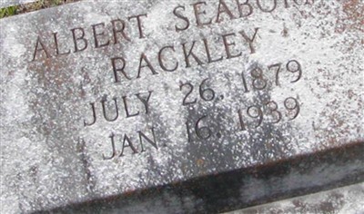 Albert Seaborn Rackley on Sysoon