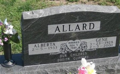 Alberta Allard on Sysoon