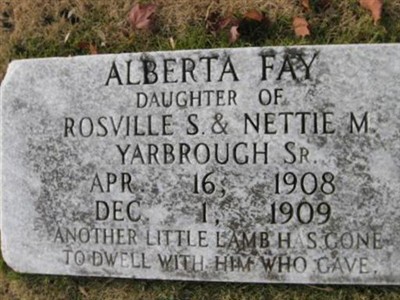 Alberta Fay Yarbrough on Sysoon