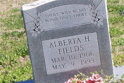 Alberta H. Fields on Sysoon