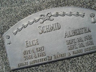 Albertha Schmid on Sysoon