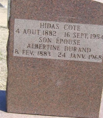 Albertine Durand Cote on Sysoon