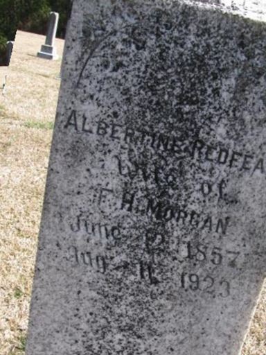 Albertine Redfearn Morgan on Sysoon
