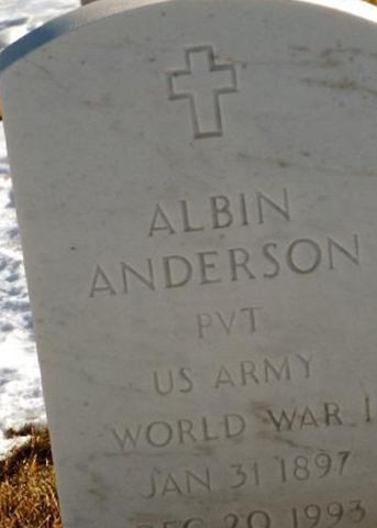 Albin Anderson on Sysoon