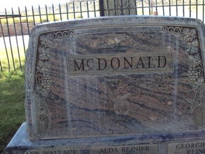 Alda Hazel Reinier McDonald on Sysoon