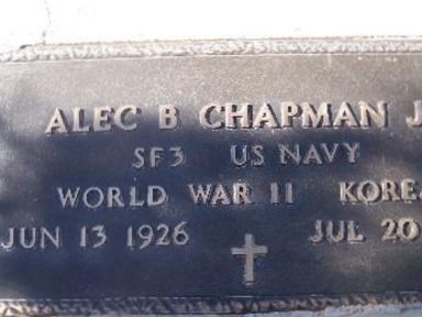 Alec B Chapman, Jr on Sysoon