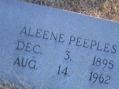 Aleene Peeples on Sysoon