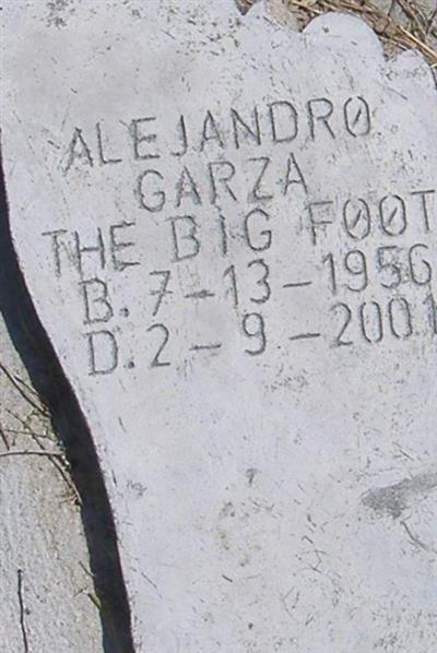 Alejandro "Bigfoot" Garza on Sysoon