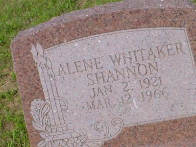 Alene Whitaker Shannon on Sysoon