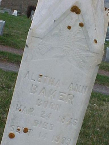 Aletha Ann Baker on Sysoon