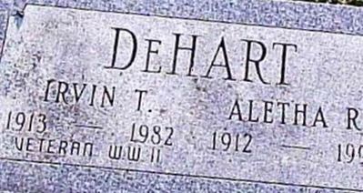Aletha R. DeHart on Sysoon