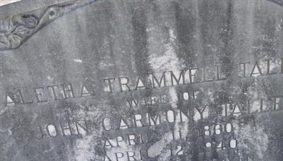 Aletha Trammel Talley on Sysoon