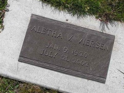 Aletha V. Viersen on Sysoon