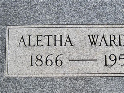 Aletha Waring, Find a grave on Sysoon Aletha Waring on Sysoon