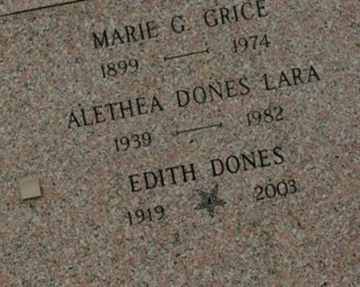 Alethea Dones Lara on Sysoon
