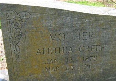 Alethia Creef Owens on Sysoon