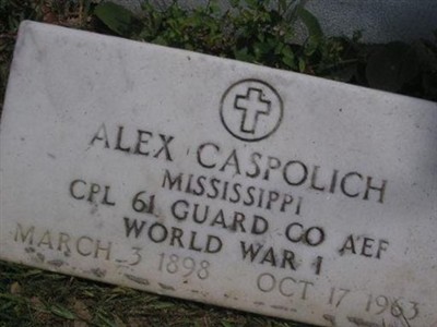 Alex Caspolich on Sysoon