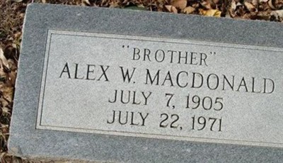 Alex W. MacDonald on Sysoon