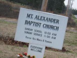 Mount Alexander Baptist Church Cemetery on Sysoon