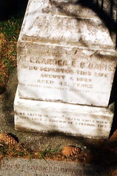 Alexander Edmund Batson "A.E.B." Davie on Sysoon