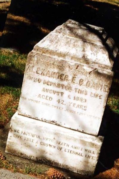 Alexander Edmund Batson "A.E.B." Davie on Sysoon