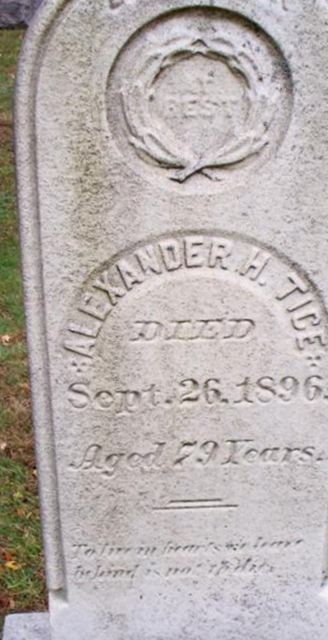 Alexander Hamilton Tice on Sysoon