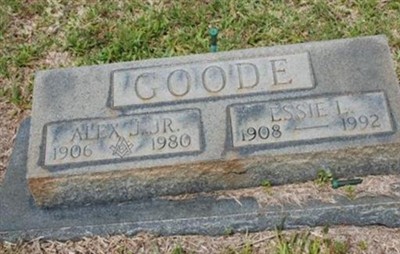 Alexander John Goode, Jr on Sysoon