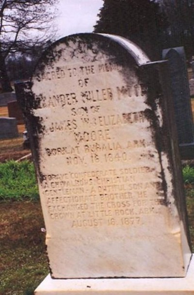 Alexander Miller Moore on Sysoon