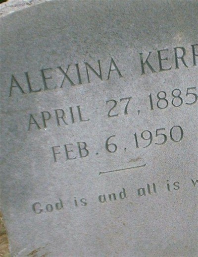 Alexina Kerr on Sysoon