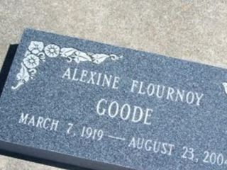 Alexine Flournoy Goode on Sysoon
