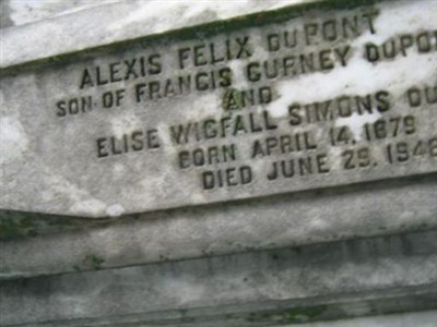 Alexis Felix DuPont on Sysoon