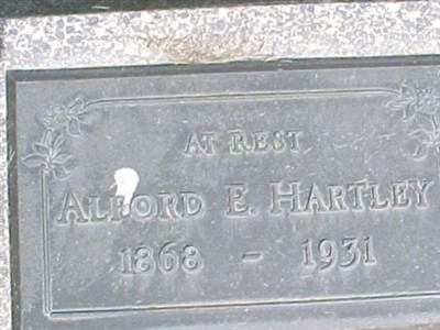 Alford Emery Hartley on Sysoon