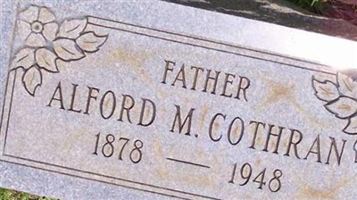 Alford M. Cothran on Sysoon