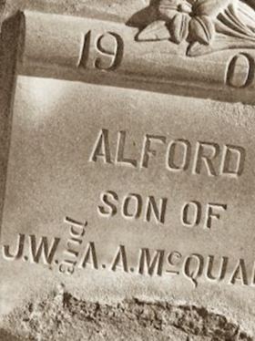 Alford McQuade on Sysoon