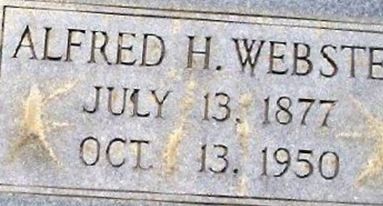 Alfred H. Webster, Find a grave on Sysoon Alfred H. Webster on Sysoon