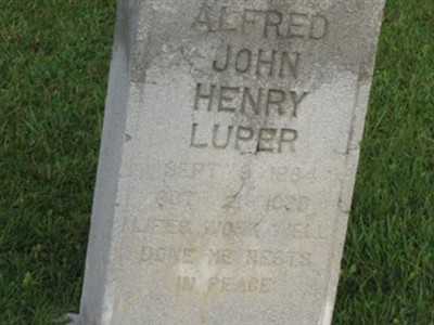 Alfred John Henry Luper on Sysoon