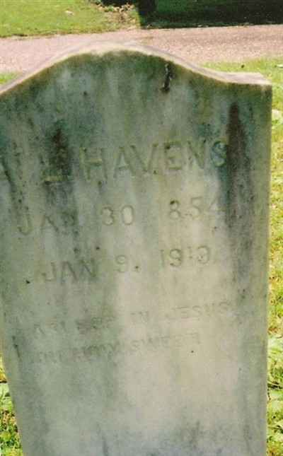 Alfred Lewis Havens on Sysoon